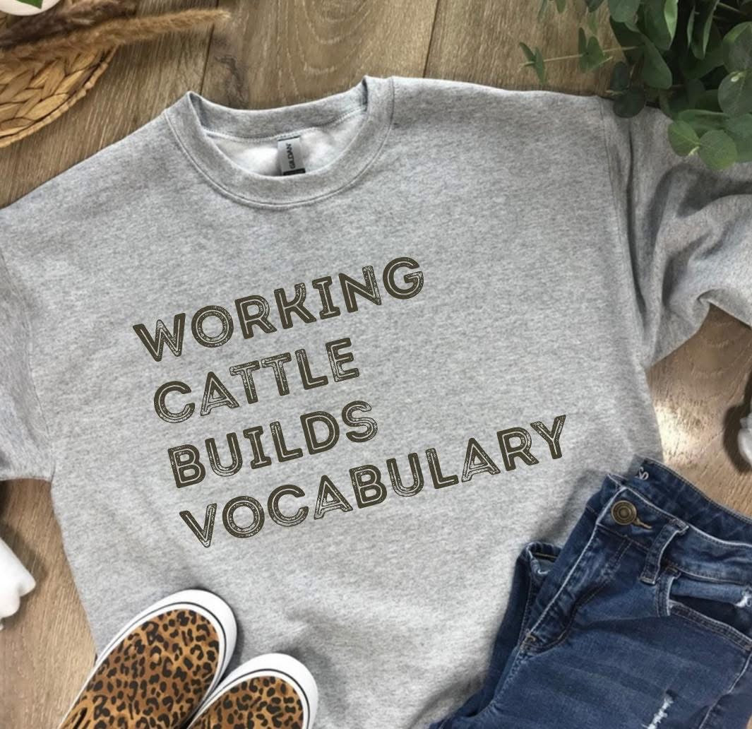 Working Cattle Build Vocab