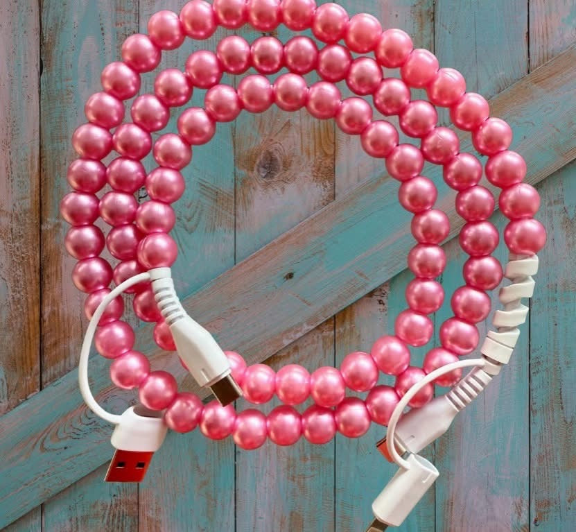 4 Way Charge Cable - Pink Pearl