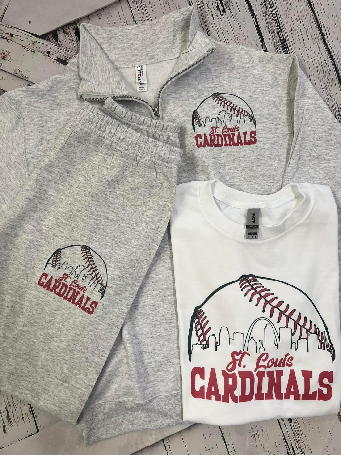 Cardinals 3/4 Zip