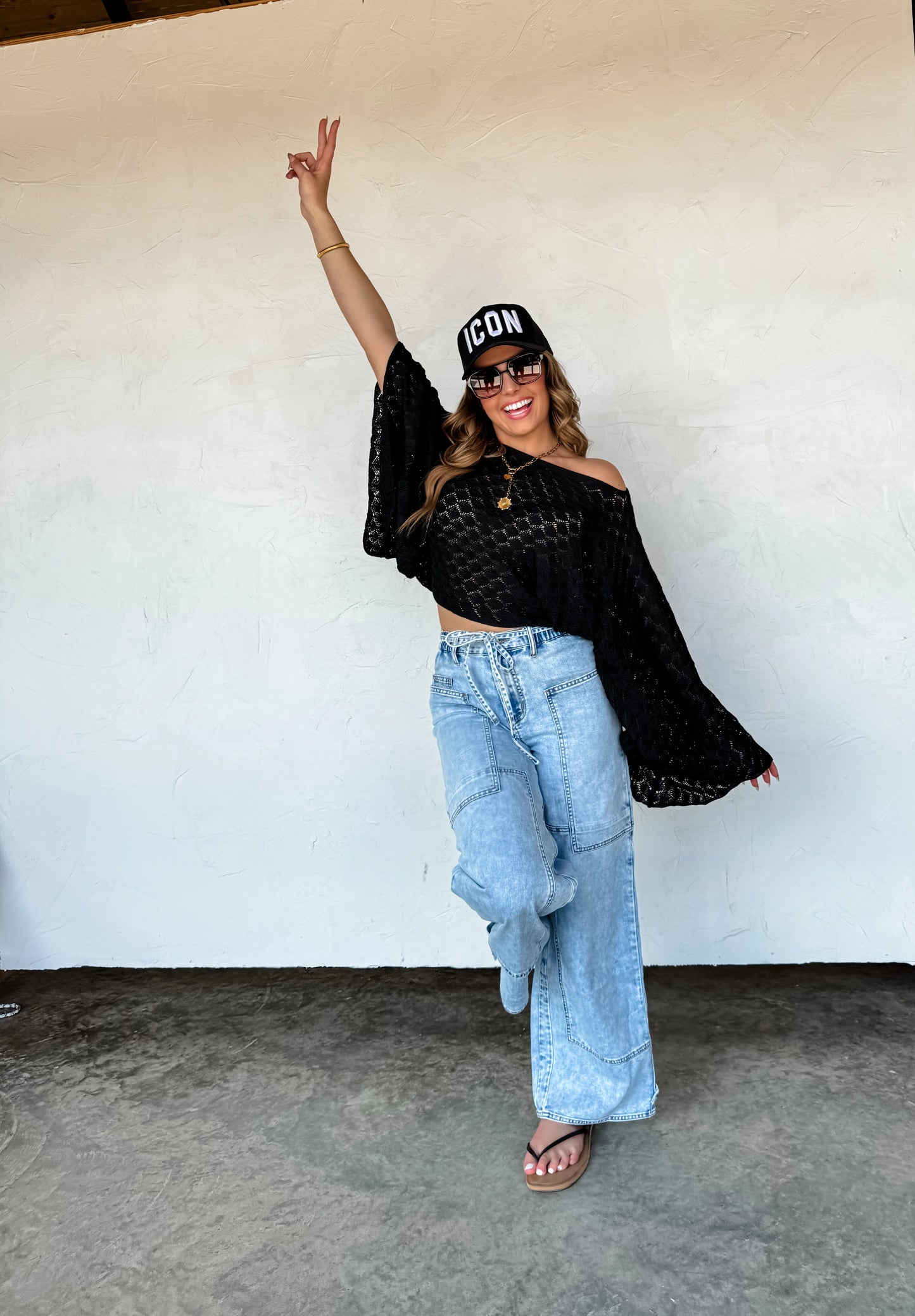 Pre - O Tie Waist Jeans