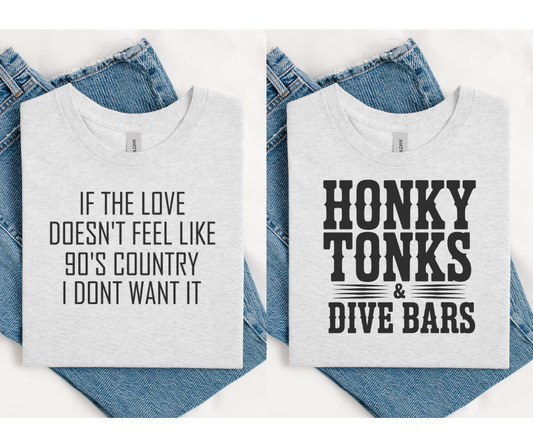 90s Country/Honky Tonks