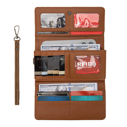 Embossed Wallet Wristlet