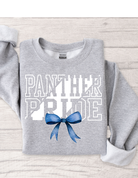 Panther Pride with Bow