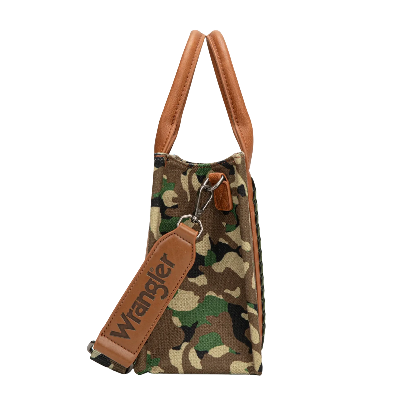 Wrangler Green Camo Crossbody Tote