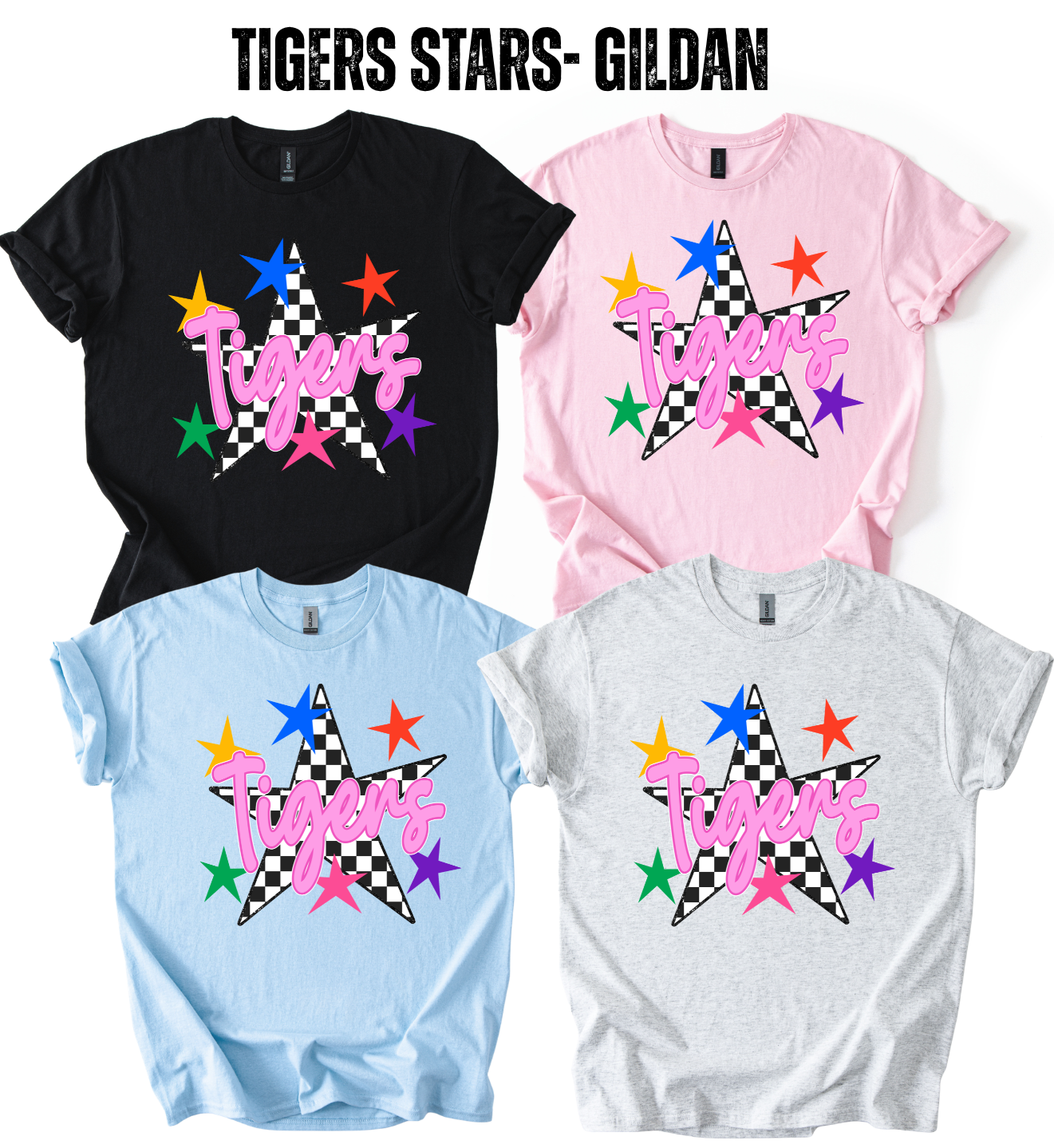 Tigers Stars- Gildan