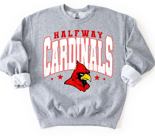 Vintage Halfway Cardinals