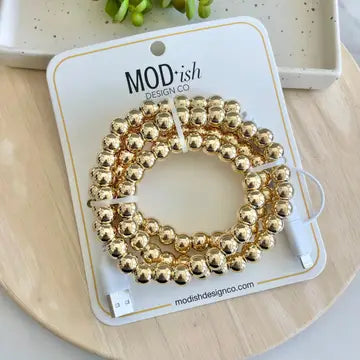 Gold Beaded Phone Charger