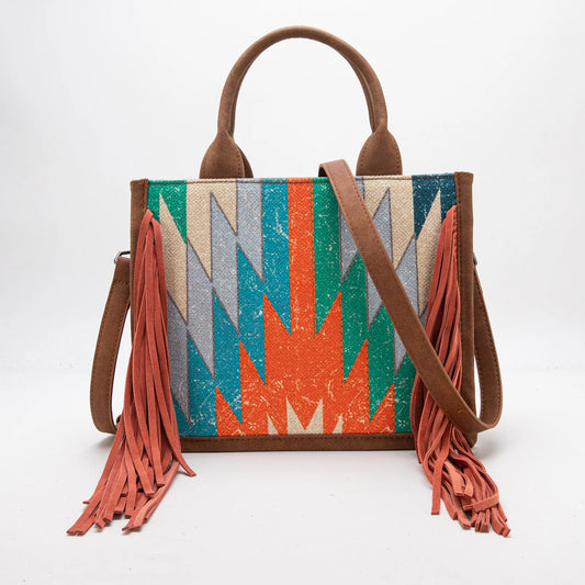 Aztec Fringe Conceal/Carry Crossbody