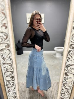Denim Skirt