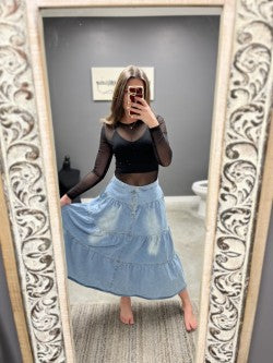 Denim Skirt