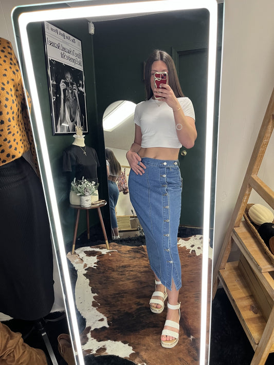 Denim Maxi