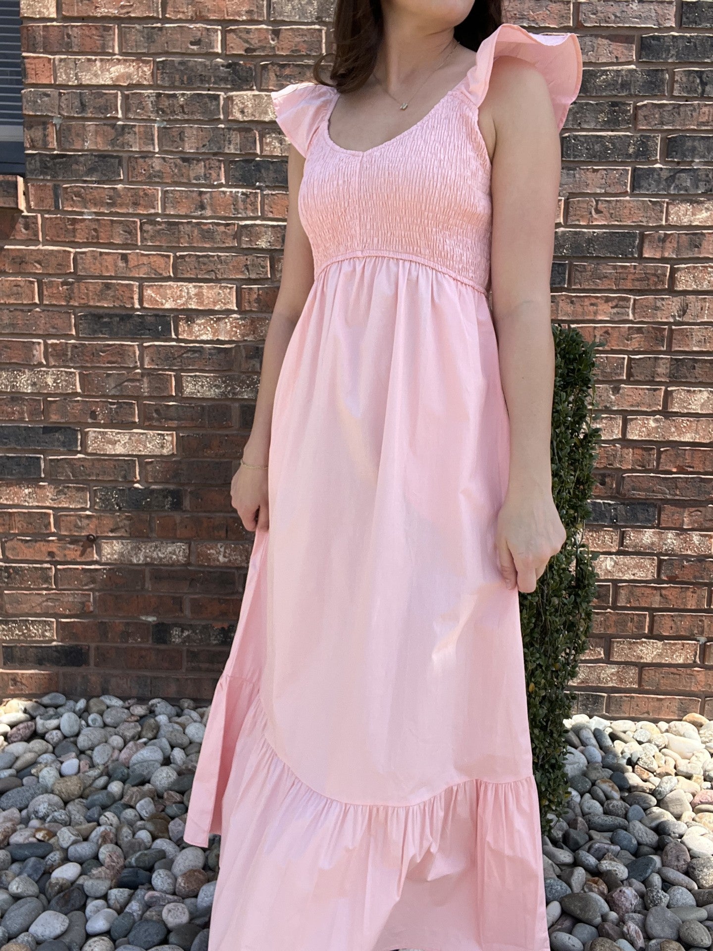 Pink Maxi Dres