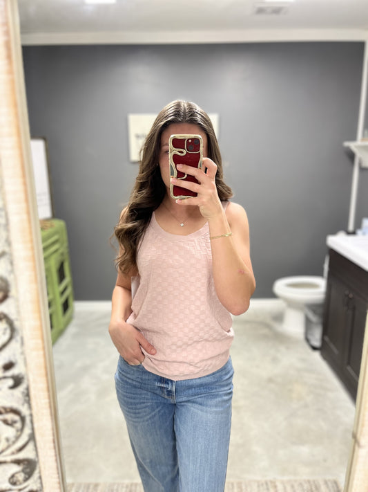 Blush Knit Tank